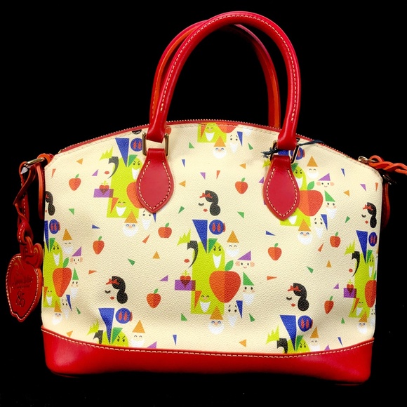 Disney Dooney & Bourke Snow White & the Seven Dwarfs 85th Anniversary Satchel B - Picture 3 of 6